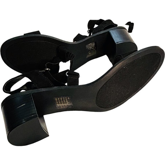 NWOT Rampage RAM-Henna Gladiator Style Ankle Wrap Heeled Sandals Women's Sz 8M - Picture 5 of 9